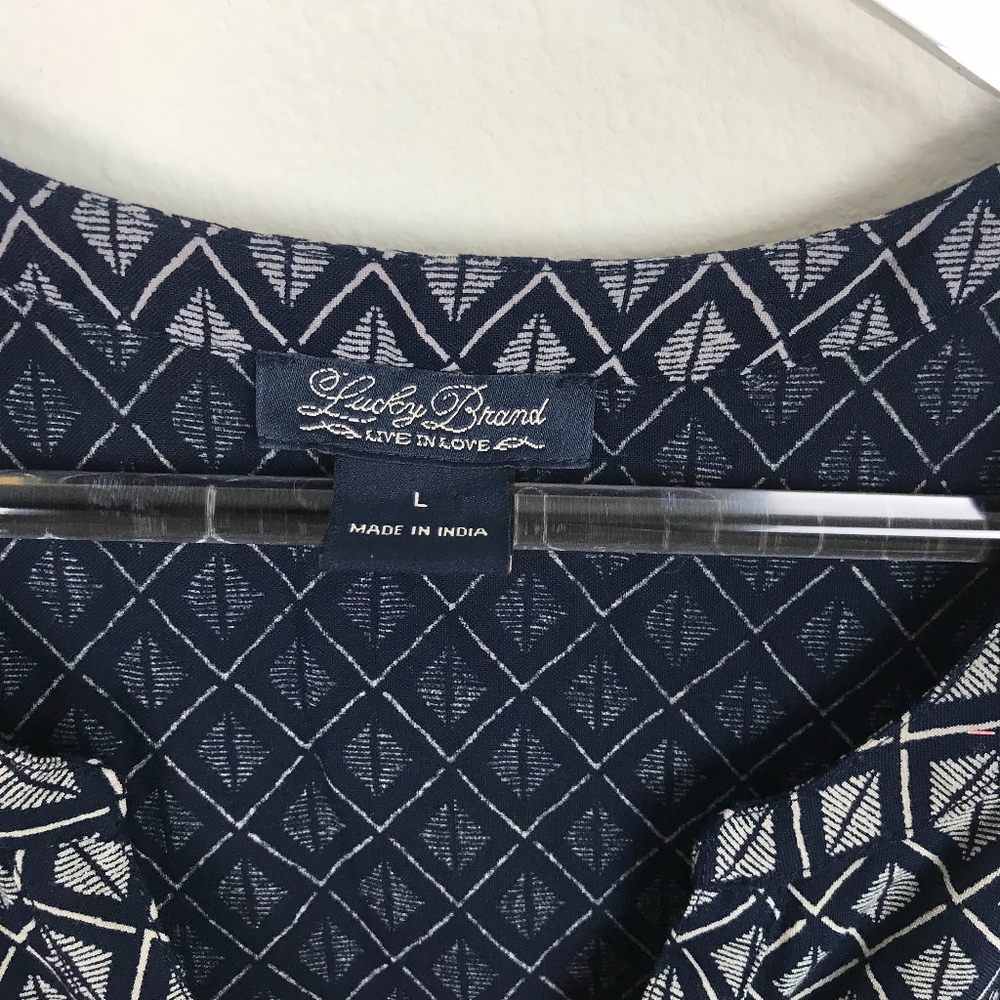 Lucky Brand sleeveless tribal printed dress - Picture 2 of 7